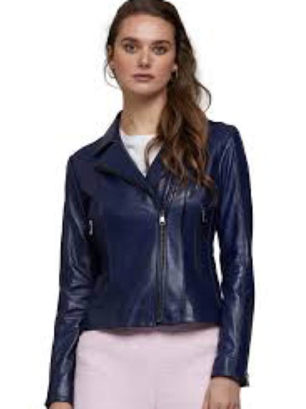 RW Blue leather jacket